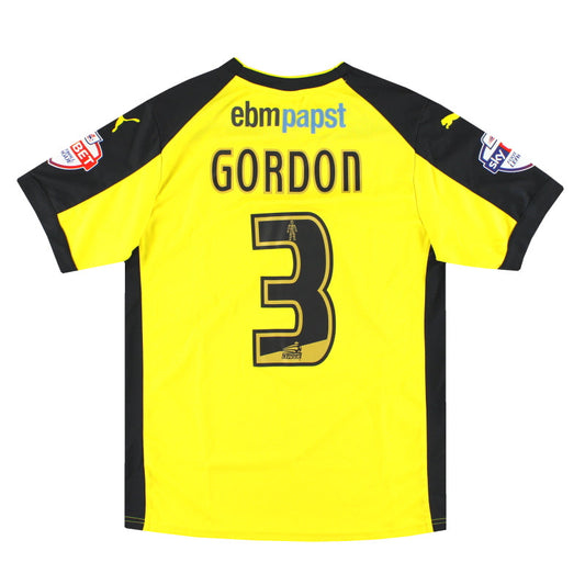 2014-15 Colchester United Puma Match Issue Away Shirt Gordon #3 M