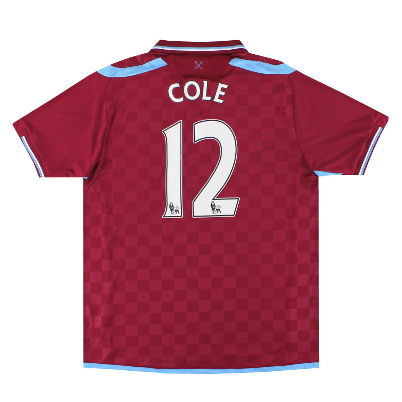 2009-10 West Ham Umbro Home Shirt Cole #12 *w/tags* L