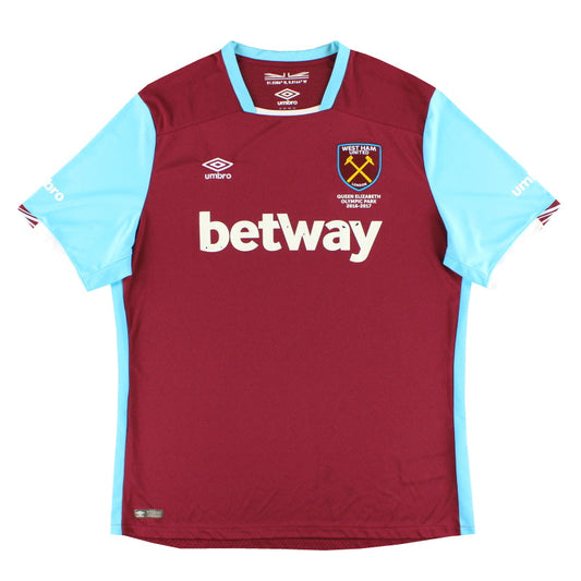 2016-17 West Ham Umbro Home Shirt XXL