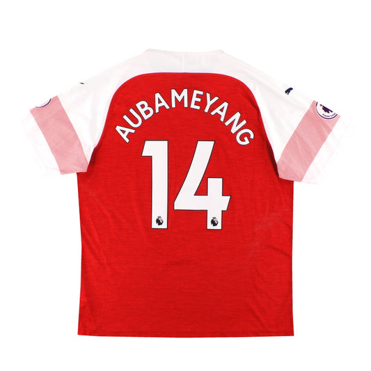 2018-19 Arsenal Puma Home Shirt Aubameyang #14 XL