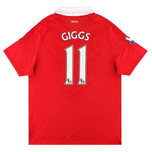 2010-11 Manchester United Nike Home Shirt Giggs #11 L