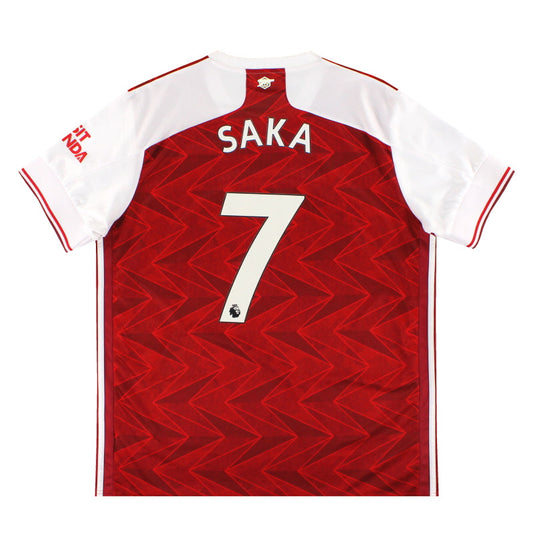 2020-21 Arsenal adidas Home Shirt Saka #7 XL