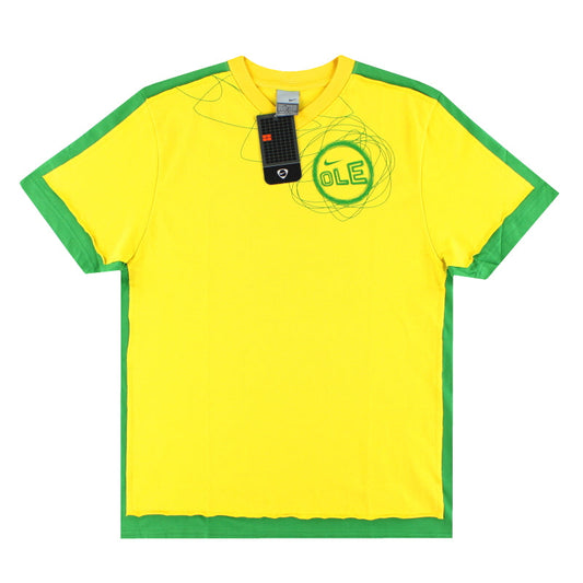 2003-04 Nike Brazil 'Ole' Graphic Tee *BNIB* L