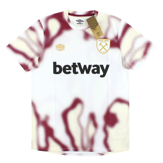 2024-25 West Ham Umbro Warm-Up Shirt *BNIB* L