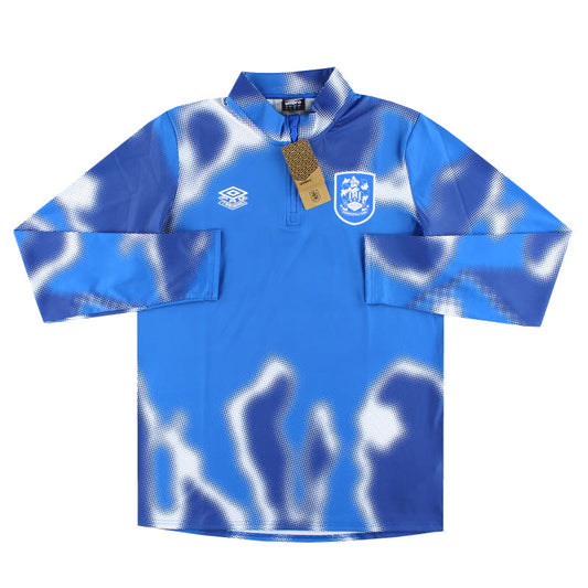 2024-25 Huddersfield Umbro 1/4 Zip Warm Up Top *BNIB* L