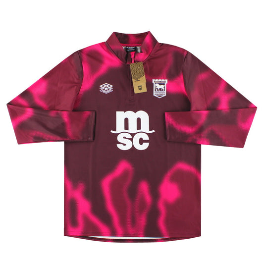 2024-25 Ipswich Umbro 1/4 Zip Warm Up Top *w/tags* XL