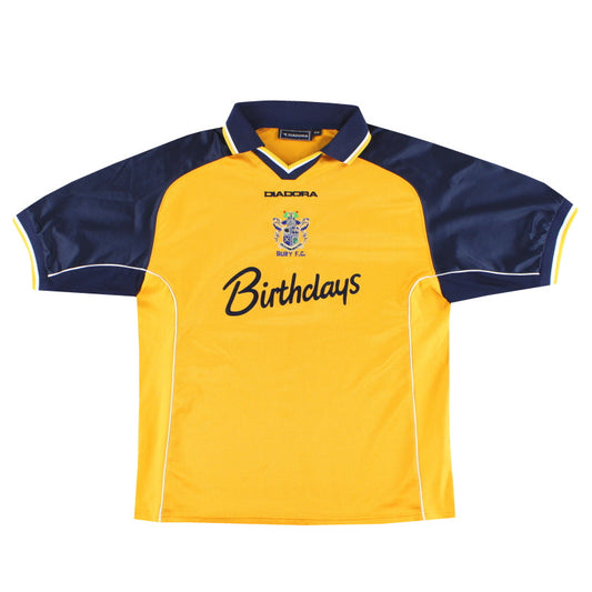 2001-02 Bury Diadora Away Shirt L
