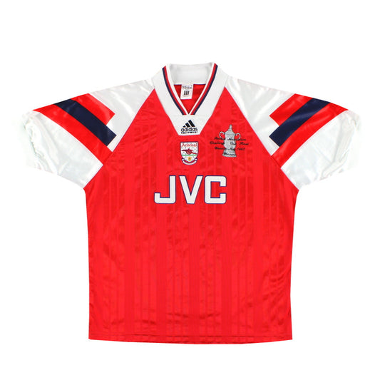 1992-94 Arsenal adidas 'Final Winners' Home Shirt M/L