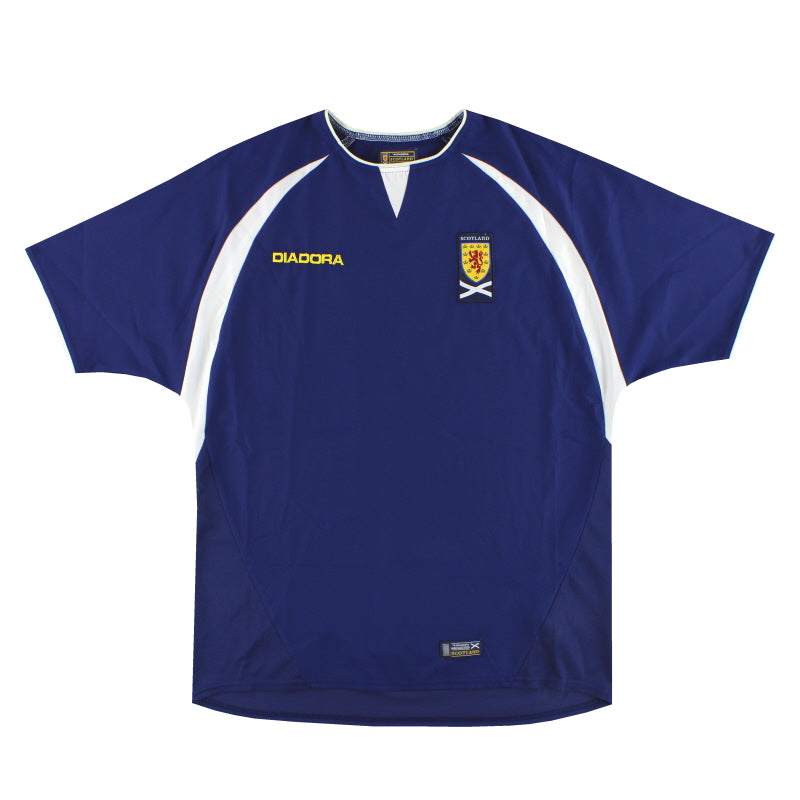 2003-05 Scotland Diadora Home Shirt XXL