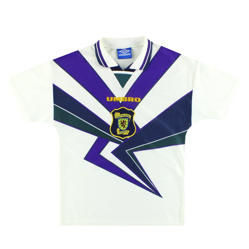 1995-96 Scotland Umbro Away Shirt Y