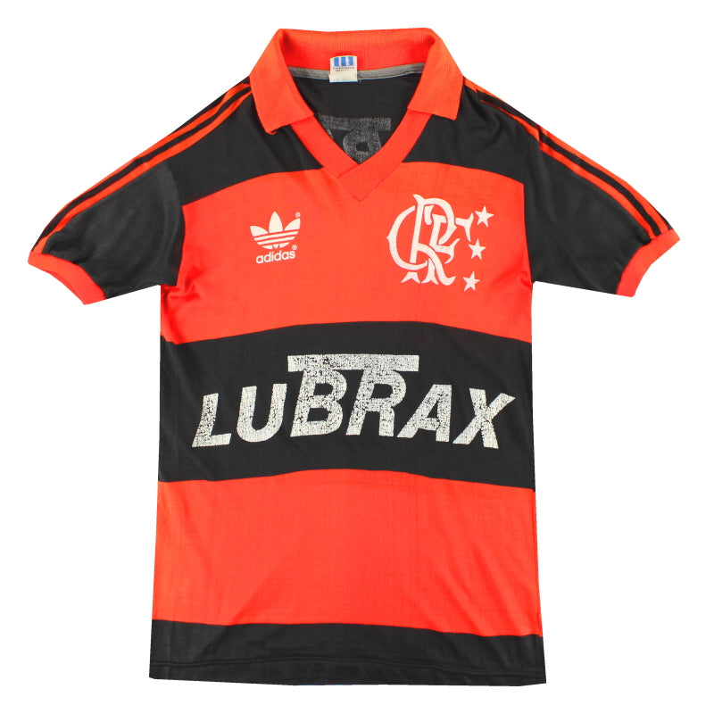 1987-89 Flamengo adidas Home Shirt #10 M