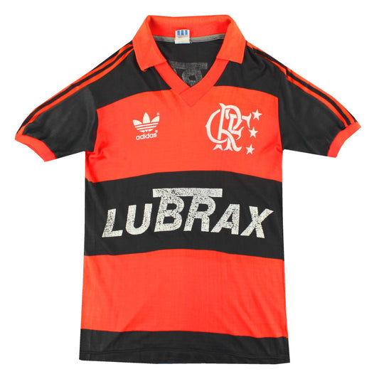 1987-89 Flamengo adidas Home Shirt #10 M