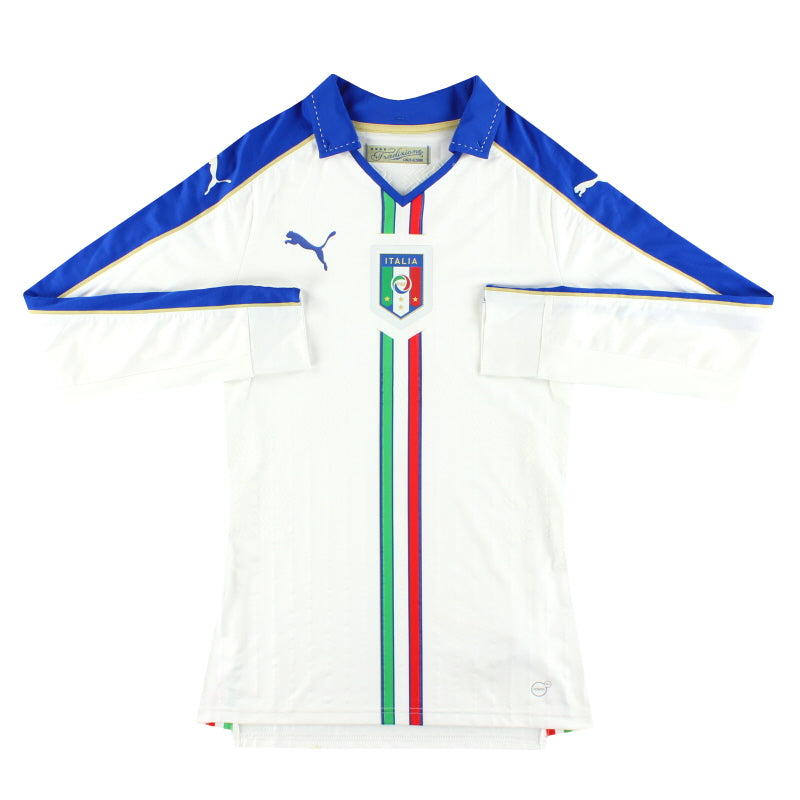 2015-16 Italy Player Issue Away Shirt L/S *Mint* M