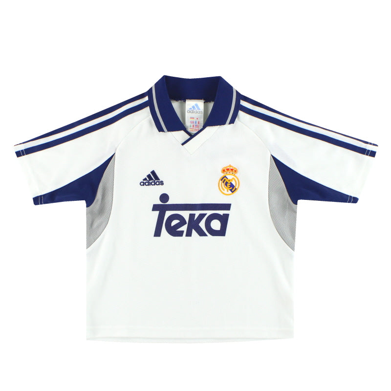 2000-01 Real Madrid adidas Home Shirt Y