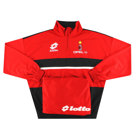1995-96 AC Milan Lotto 1/4 Zip Tracksuit *BNIB* XXL