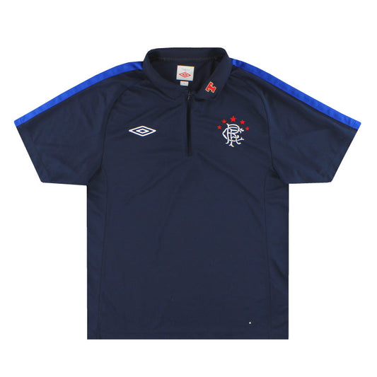 2010-11 Rangers Umbro 1/4 Zip Training Shirt M