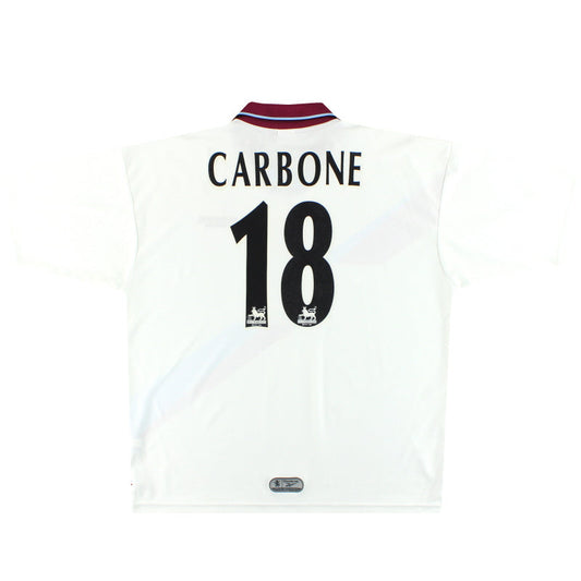 1999-00 Aston Villa Fila 'FA Cup Final' Away Shirt Carbone #18 XL