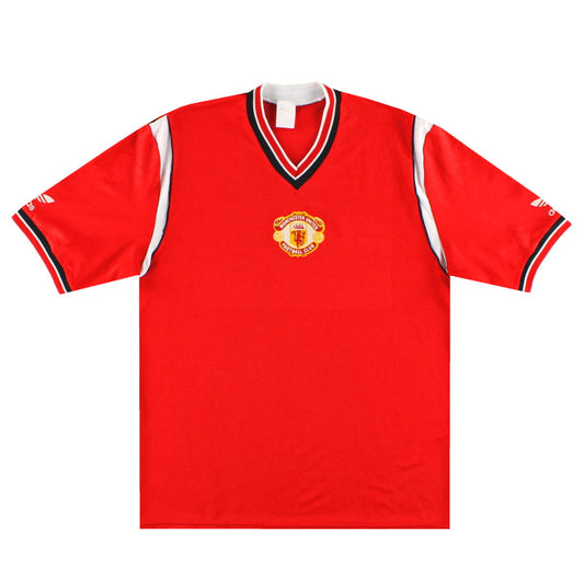 1984-86 Manchester United adidas Home Shirt L