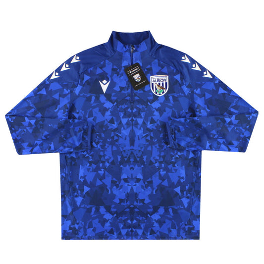 2024-25 West Brom Macron 1/4 Zip Warm-Up Top *w/tags* L