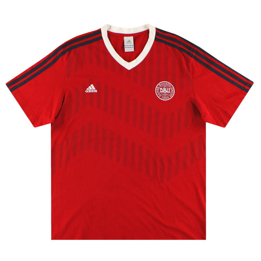 2012-13 Denmark adidas Leisure Tee *Mint* XL