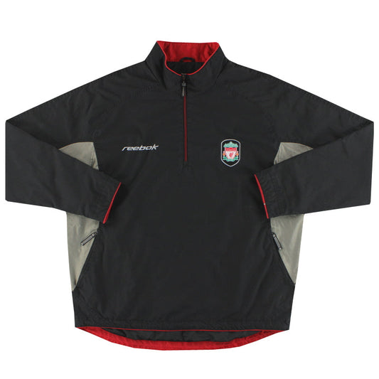 2002-04 Liverpool Reebok 1/2 Zip Training Top XL