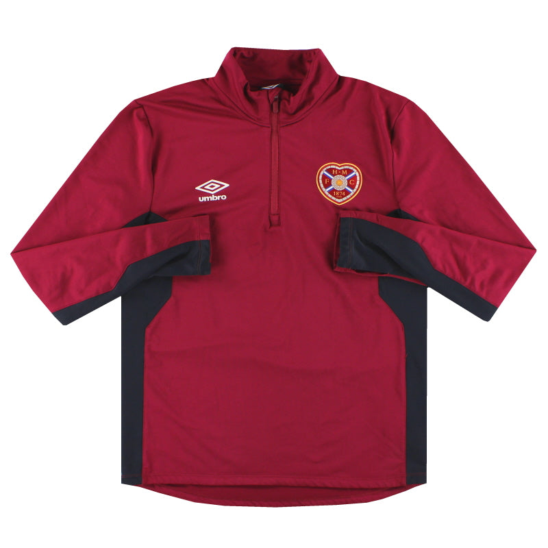 2017-18 Hearts Umbro 1/4 Zip Training Top M