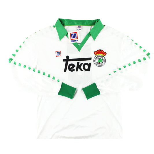 1987-88 Racing Santander Player Issue Home Shirt #5 L/S *w/tags* XL