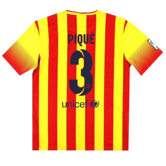 2013-14 Barcelona Nike Away Shirt Pique #3 *w/tags* L