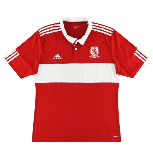2010-11 Middlesbrough adidas Home Shirt XL