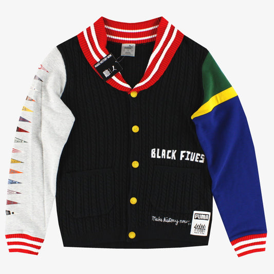 Puma Mens Black Fives Basketball Cardigan *w/tags* S